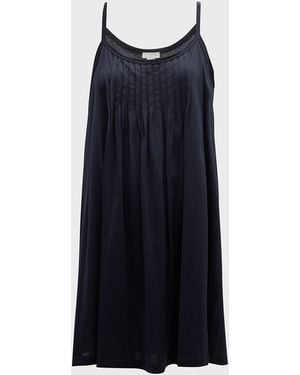 Hanro Juliet Pleated Chemise - Blue