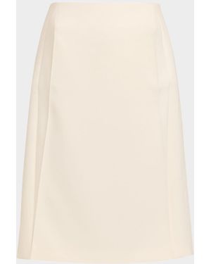 Jil Sander Sculptural Knee-Length Skirt - Natural