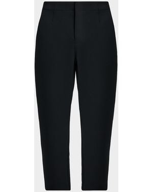 Jacquemus Apos;S Le Pantalon Cropped Curved-Leg Pants - Blue