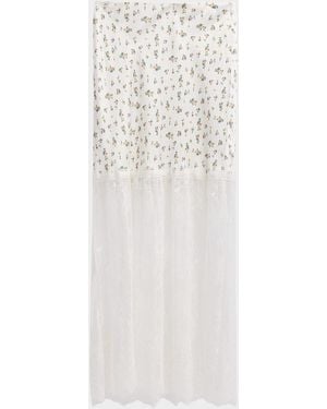 Cami NYC Flo Lace-Trim Midi Skirt - White