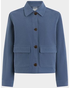 Varley Carlotta Corduroy Utility Jacket - Blue