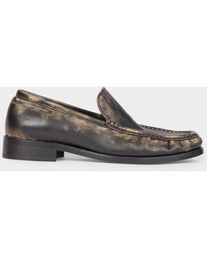 Acne Studios Apos;S Boafer Light Bob Leather Loafers - Multicolor