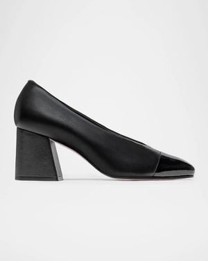 Bernardo 65Mm Murphy Leather Pumps - Black
