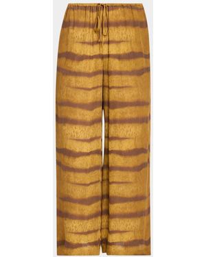 FRAME The Silk Lounge Pants - Yellow