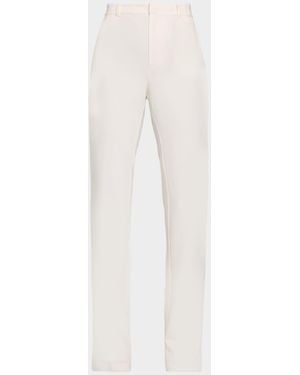 Cinq À Sept Kerry Slim Straight-Leg Crepe Pants - White