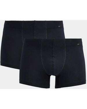 Hanro Apos;S 2-Pack Cotton Essentials Boxer Briefs - Blue