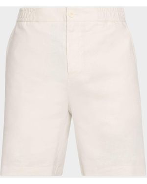 Bugatchi Apos;S Aerolinen Drawstring Shorts - Gray