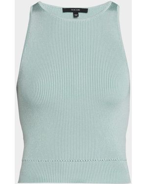 Toccin Avery Racerback Tank Top - Green