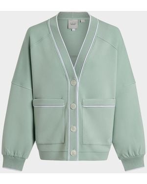 Varley Scottie Doublesoft Cardigan - Green