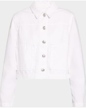 Rag & Bone Featherweight Adrianna Denim Jacket - White