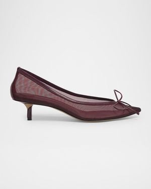 Jacquemus Les Escarpins Tourni Mesh Pumps - Purple