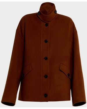 IRO Mizara Oversized Wool Jacket - Brown