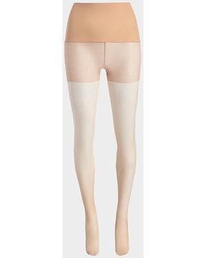 Commando Highlighter Sheer Control Tights - Natural