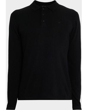 Monfrere Apos;S Pierce Cashmere Polo Shirt - Black
