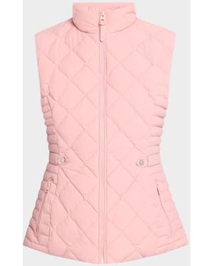 Mackage Stefania Diamond-Quilted Down Vest - Pink