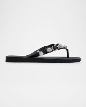 Balenciaga Cagole Thong Sandal - Multicolor