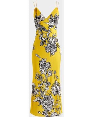 Alice + Olivia Kiro Hour Midi Slip Dress - Multicolor