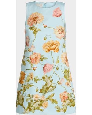 Cara Cara Mackenzie Floral Shift Dress - White