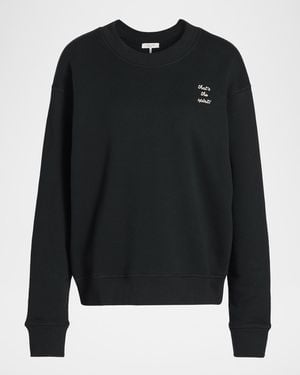 Rag & Bone That & Apos;S The Spirit Crewneck Sweatshirt - Black