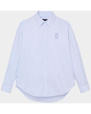 Marc Jacobs Pop J Marc Striped Poplin Shirt - White