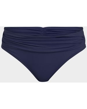 La Blanca Deluxe Island Goddess Hipster Bikini Bottoms - Blue