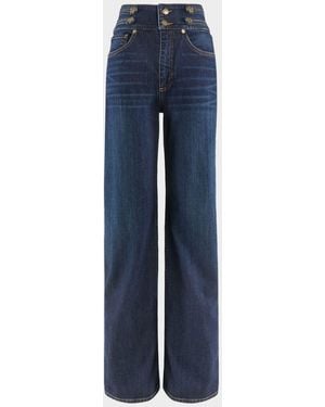 Ramy Brook Liv High-Rise Wide-Leg Jeans - Blue