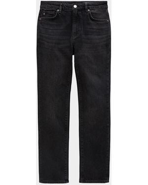 AG Jeans Mari Straight-Leg Jeans - Black