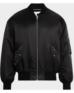 Saint Laurent Jackets - Black