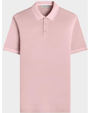 Bugatchi Apos;S Pima Cotton Short-Sleeve Polo Shirt - Pink