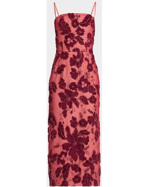 HELSI Gemma Floral Embroidered Midi Dress