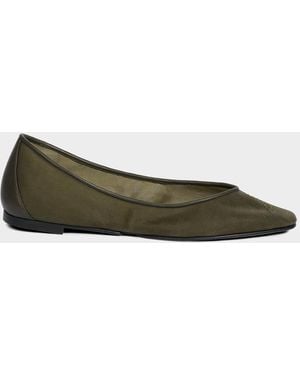 Jacquemus Les Ballerines Mesh Flats - Green
