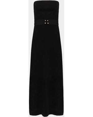 ViX Lian Strapless Midi Dress - Black