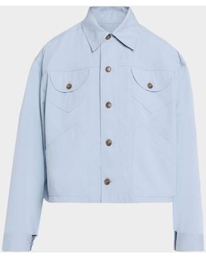 FRAME The Utility Jacket - Blue