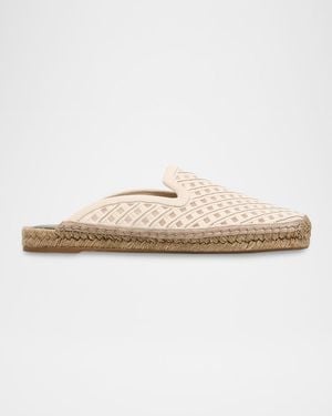 Brunello Cucinelli Diamond Cotton Espadrilles - White