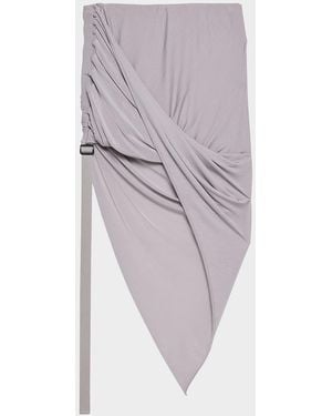 Helmut Lang Asymmetric Wind Skirt - Purple