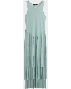 Toccin Jora Fringed Racerback Maxi Dress - Green