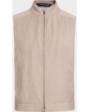Peter Millar Apos;S Crown Crafted Excursionist Lite Vest - Natural