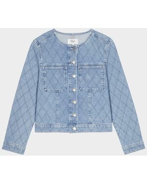 Rails Lido Quilted Denim Jacket - Blue