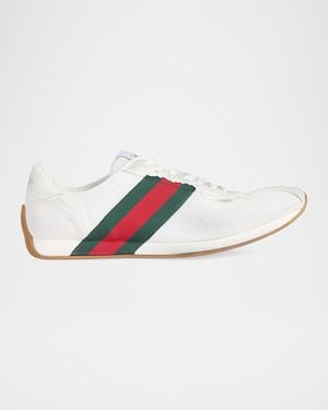Gucci Apos;S Tempo Suede Low-Top Sneakers - Multicolor