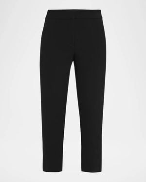 Veronica Beard Renzo Crop Cigarette Pants - Black