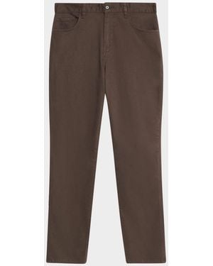 Vince Dylan Peached Cotton 5-Pocket Pants - Brown