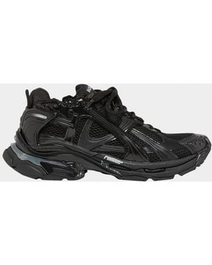 Balenciaga Apos;S Runner Led Mesh & Faux Leather Sneakers - Black