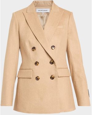 Veronica Beard Ellette Hair Dickey Jacket - Natural
