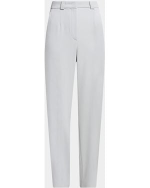 Giorgio Armani Viscose Stretch Straight-Leg Pants - White