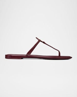 Tory Burch Mini Miller Jelly Thong Sandals - Brown
