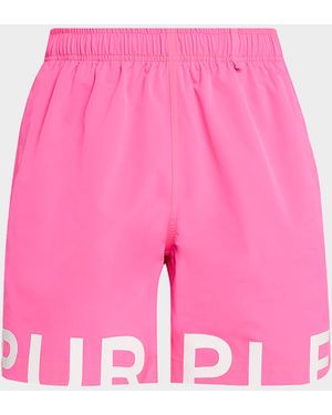 Purple Apos;All Round Pull-On Shorts - Pink
