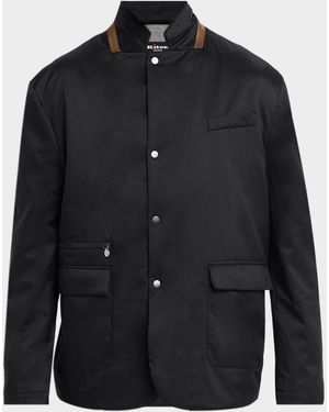 Kiton Apos;S Performance Stand-Collar Jacket - Black