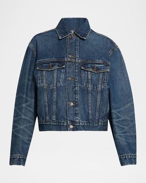 FRAME The Curve Jacket - Blue