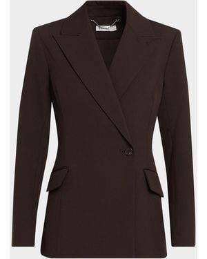 Jonathan Simkhai Surabhi Hourglass Blazer - Brown