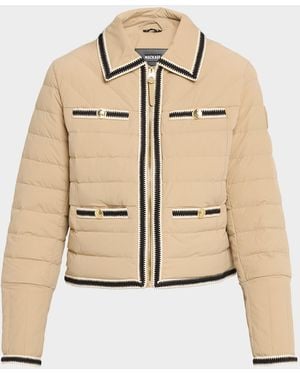 Mackage Shania Belted Double-Face Wool Jacket - Natural